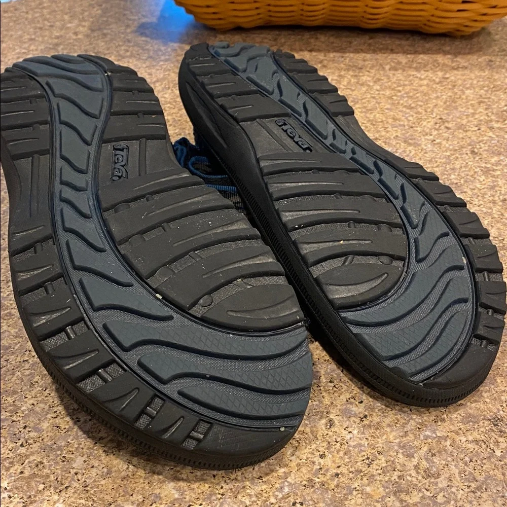 Teva 6584 Sandals Water Walking Hiking Blue Black Gray US 11 USED Mens